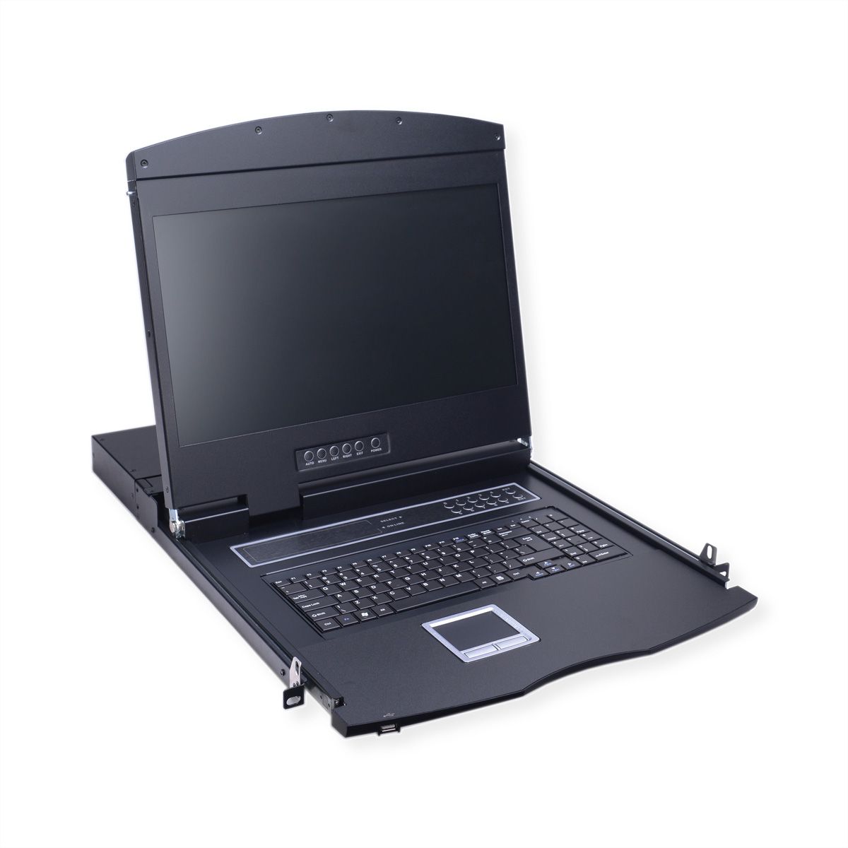 VALUE 19-Zoll-KVM-Switch, 8-Port, 48 cm (19") TFT (16:9), VGA, USB, CH-Layout