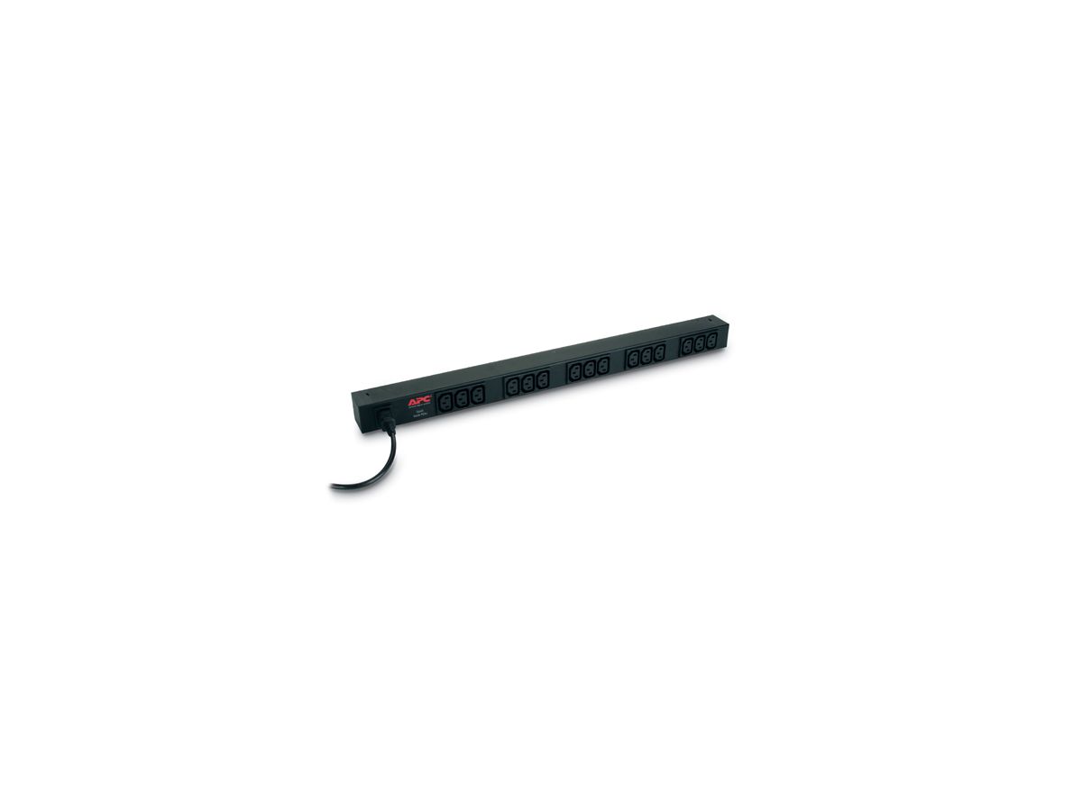 APC RACK PDU BASIC ZERO U 10A 230V Stromverteilereinheit (PDU) 15 AC-Ausgänge 0U Schwarz