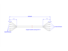 BACHMANN AnschlLtg. transp. 5x1,5 3,0m, AEH/AEH FEP/Mantel PVC