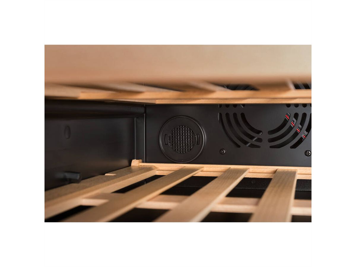 Climadiff Weinkühlschrank CBU50D2B, Unterbau, 2 Zonen, 51 Flaschen