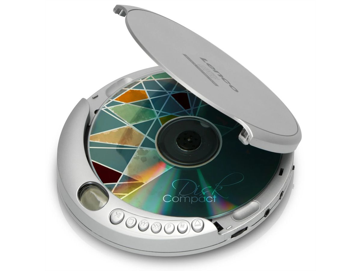 Lenco CD/MP3-Player CD-201SI+PBC-50GY
