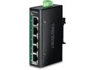TRENDnet  TI-PGLC50 Mini switch Rail DIN PoE+ Gigabit industriel à 5 ports