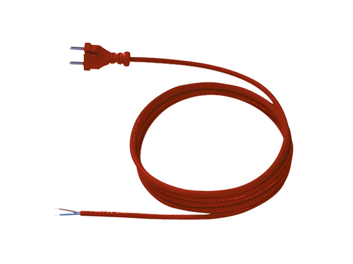 BACHMANN Neopren-Zltng. 2x1.0 5m rot, H07RN-F 24G/AEH