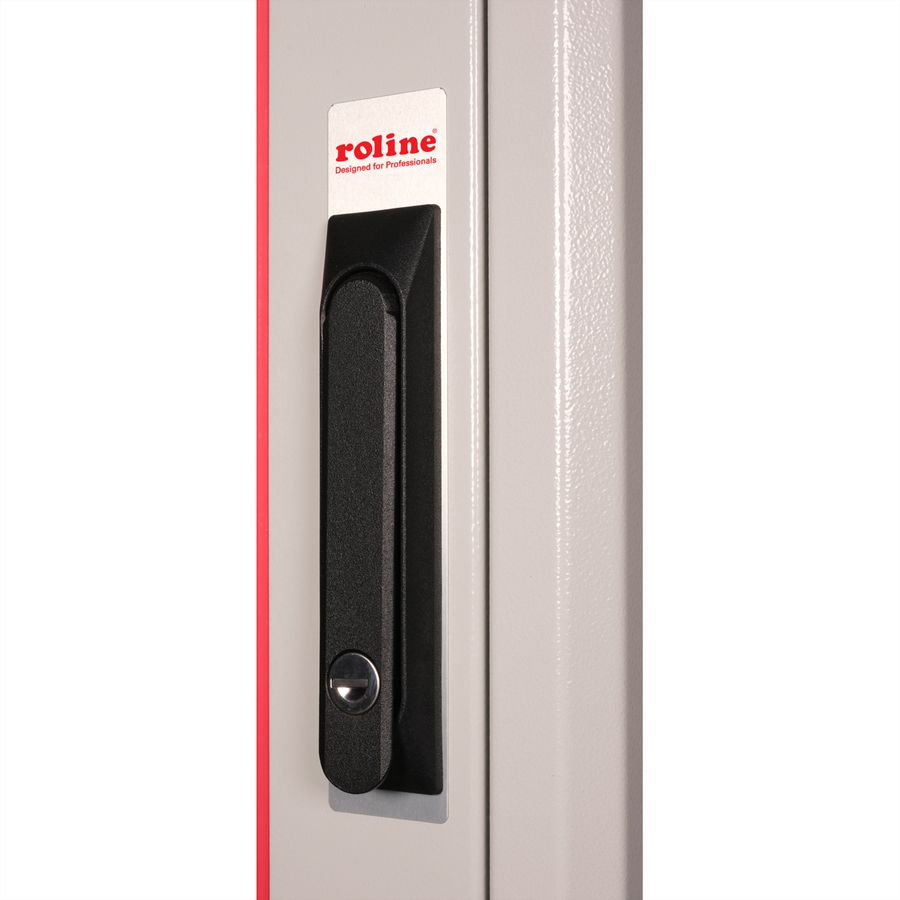 ROLINE 19-Zoll Netzwerkschrank Pro 42 HE, 600x800 BxT Glastür grau