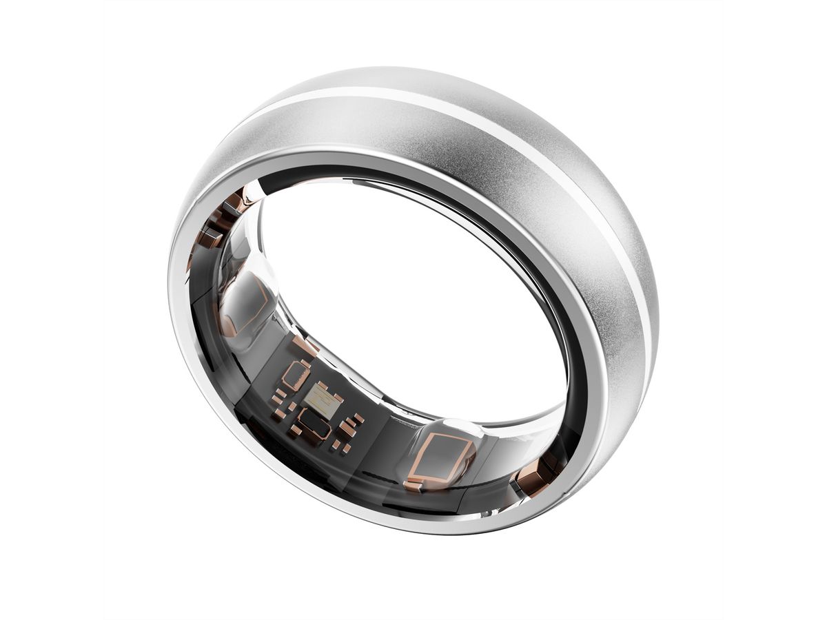 MYnextRING Smart Ring argent mat, Taille 10