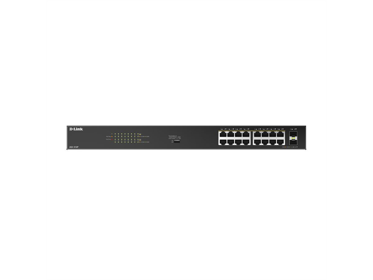 D-LINK DGS-1018P/E Switch 18 ports PoE+