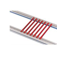 SCHROFF Führungschiene für Kartenhöhe 4,4'', Nutbreite 2,5 mm, Länge 220 mm - FUEHRUNGSS 220T 4,4" 2,5NU