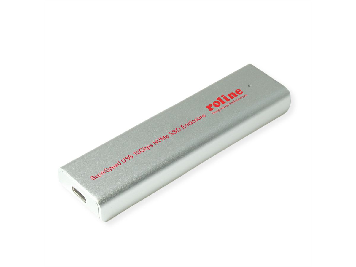 ROLINE Boîtier externe SSD, M.2, NVMe - USB 3.2 Gen 2 type C