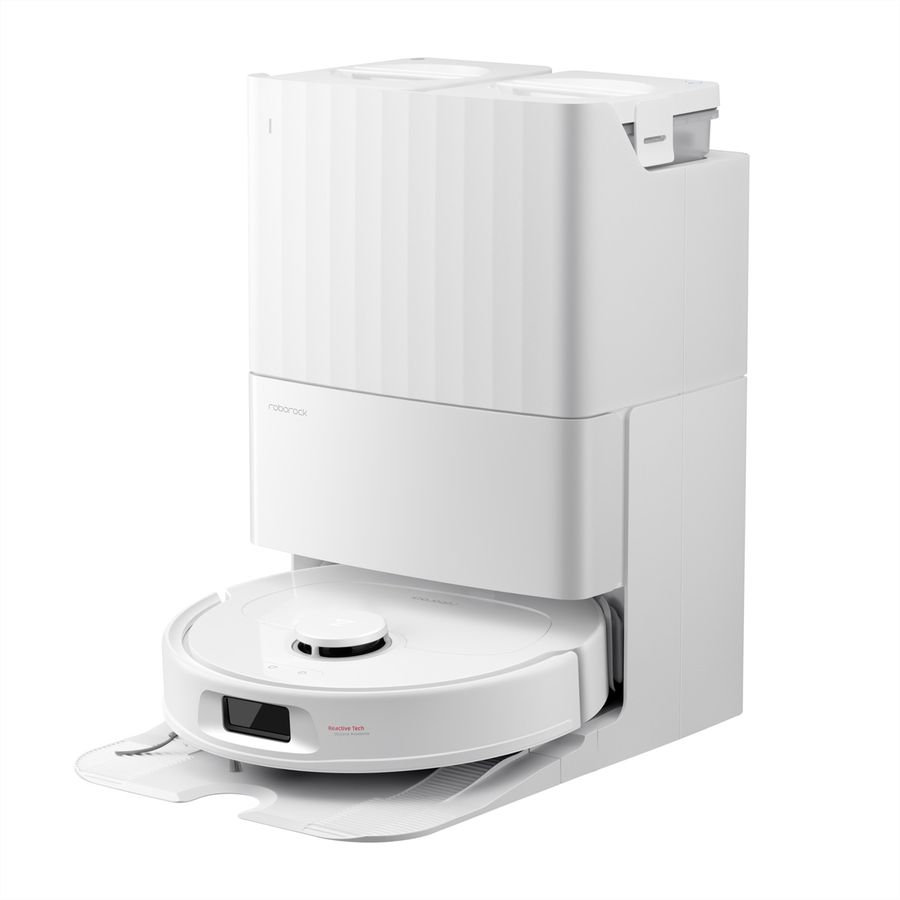 Roborock Aspirateur Qrevo S ProX blanc, Robot aspirateur/balayeur