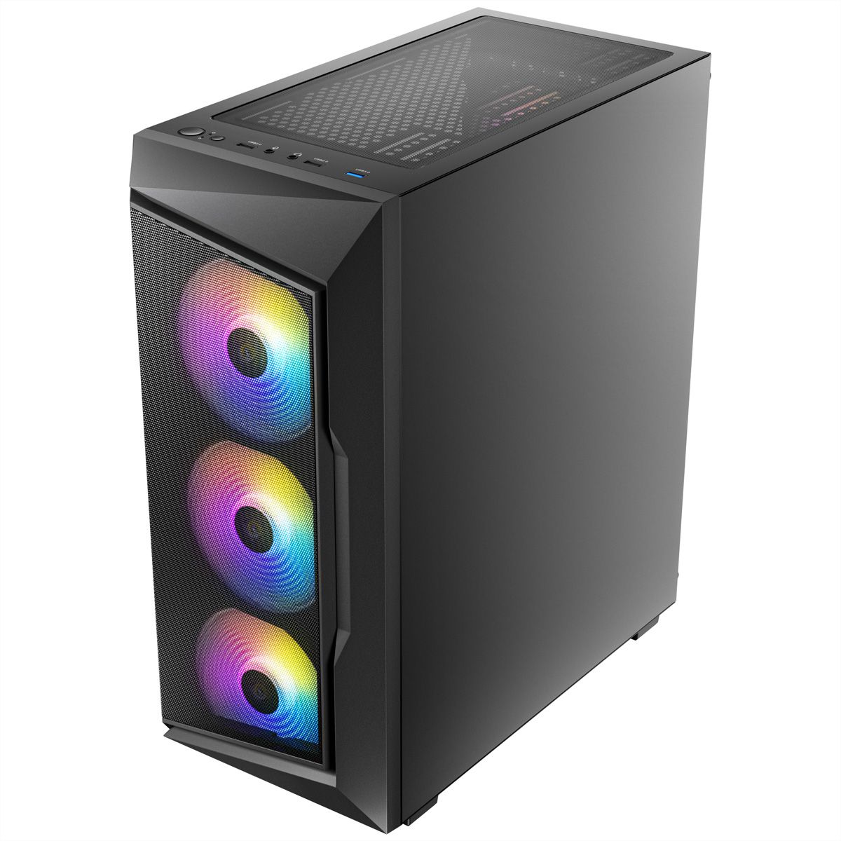 ANTEC AX61 Elite PC Gehäuse Midi Tower Gaming ATX, schwarz
