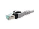 EasyLan DualBoot PushPull IP20 Patchkabel, Cat.6A (Class EA), S/FTP, grau, 0,5 m