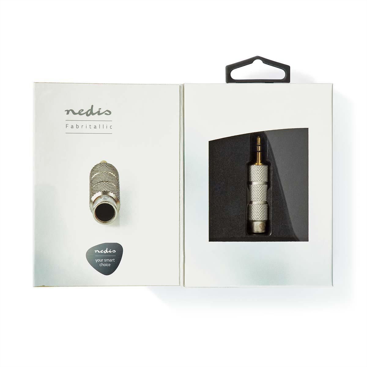 Nedis Adaptateur audio stéréo 3.5mm M à 6.35mm F