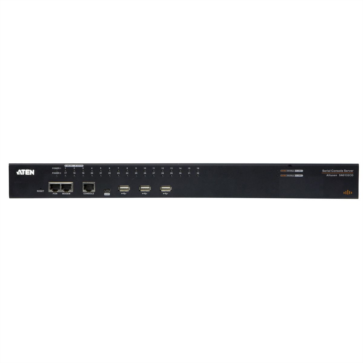 ATEN SN0132O 32-Port Serieller Konsolen Server mit Dual-Strom/LAN