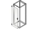 SCHROFF Novastar, porte en verre, angle d'ouverture de 180°, 6 U 553W