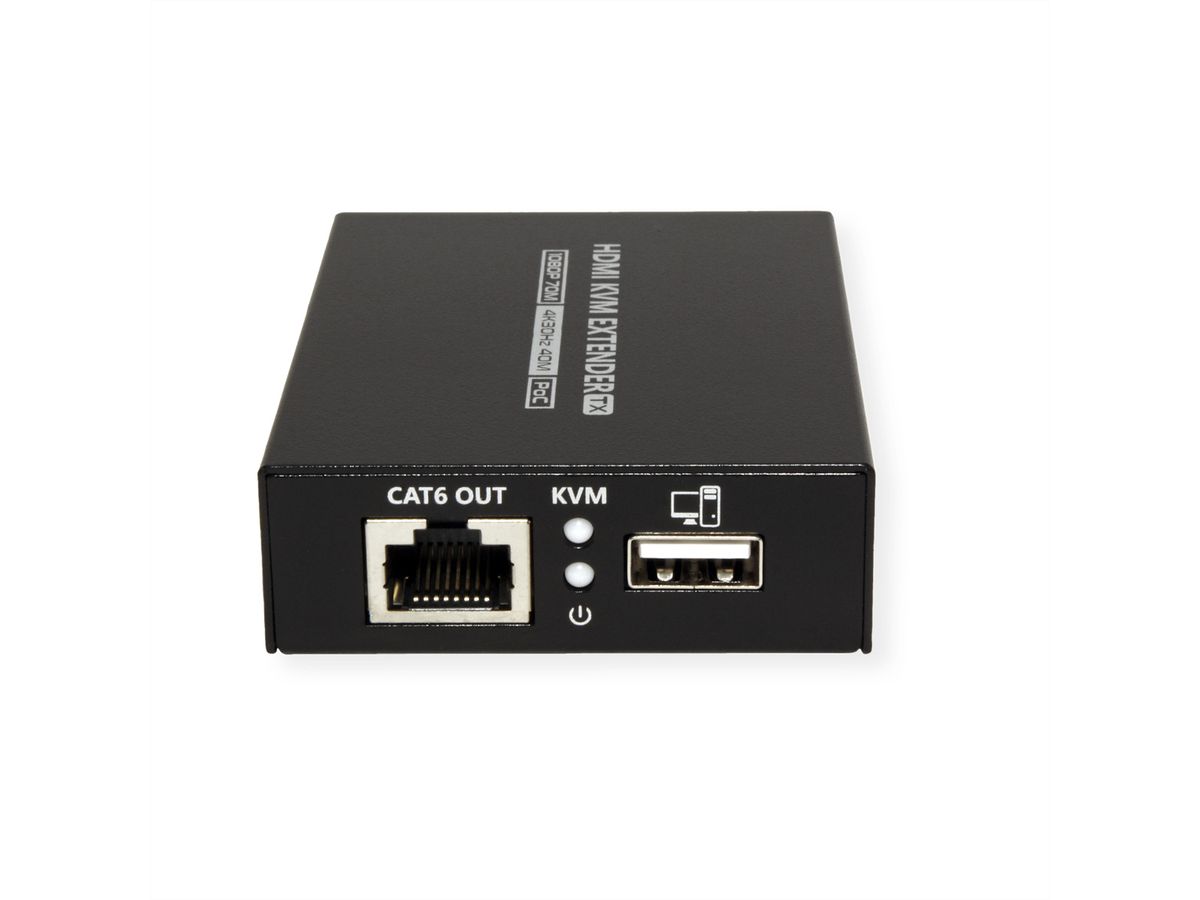 VALUE KVM Verlängerung über Cat.6/6A, HDMI 4K30, max. 40m