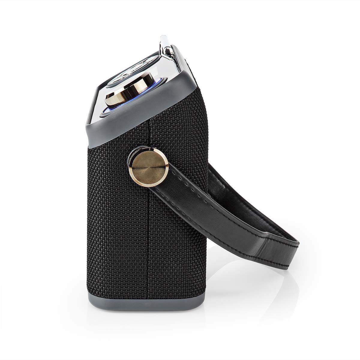 Radio de table DAB+ Nedis, noir, Bluetooth, batterie rechargeable