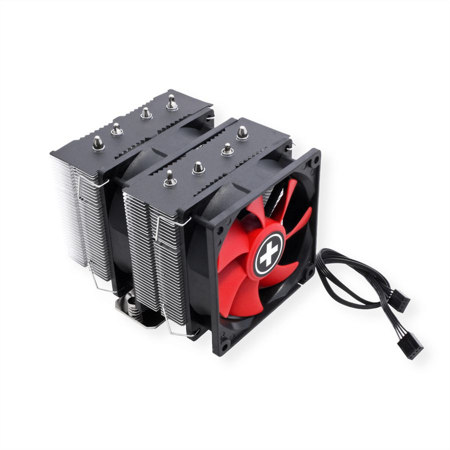 Xilence M504D AMD und Intel CPU Kühler, 2x 92mm PWM Lüfter, 180W TDP