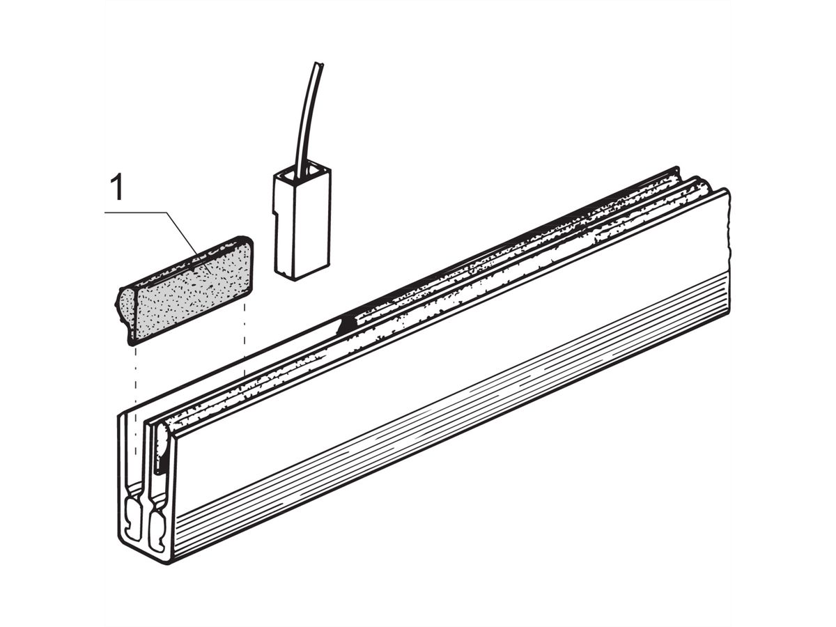 SCHROFF Protection des contacts pour barres conductrices, 1 ? 4 pôles