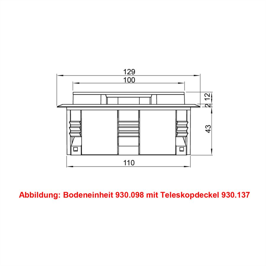 BACHMANN Bloc de sol Easy-Outlet argent