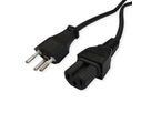 VALUE Câble d'alimentation  T12 vers C15, noir, 1,8 m