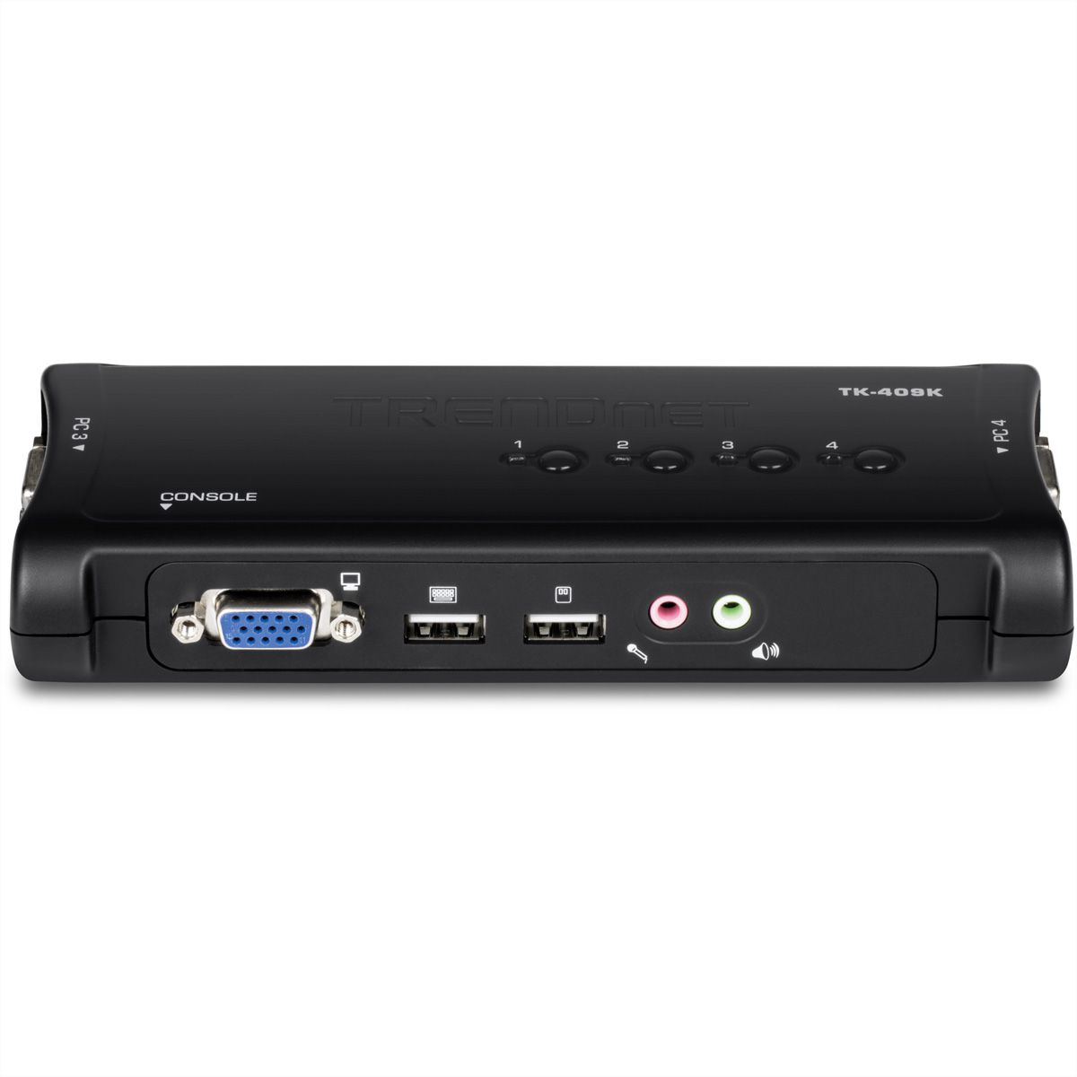 TRENDnet TK-409K Kit de switch KVM USB à 4 ports avec fonction audio