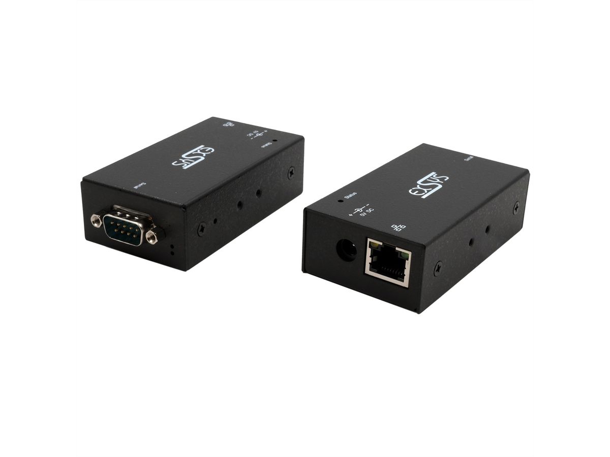 EXSYS EX-6111-2PoE 1 Ethernet PoE zu 1 x Seriell RS-232 inkl Netzteil