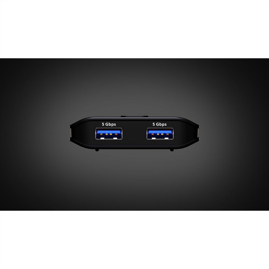 ATEN US4322 2x2-Port USB Sharing Switch, USB 3.2 Gen 1 Peripheral Sharing Switch