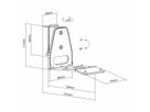 Nedis Lautsprecher-Wandhalterung für Sonos Era300 weiss, Wand, 5 kg, neig- und drehbar