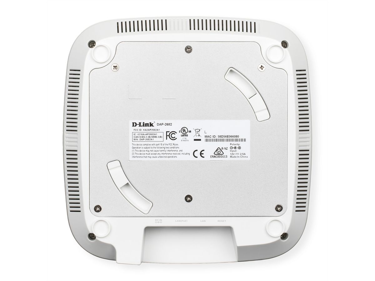 D-Link DAP-2682 Point d’accès Wi‑Fi AC2300 Wave 2 PoE+ Dual‑Band simultané