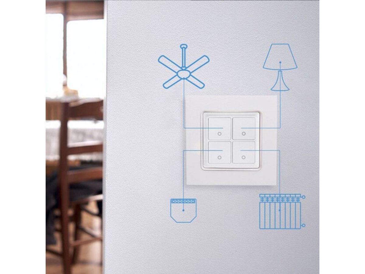 Shelly Unterputz Wall Switch х4