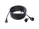 BACHMANN Câble prol. 3G1,5mm² noir, 1m, ALLEMAND, noir, 10 m