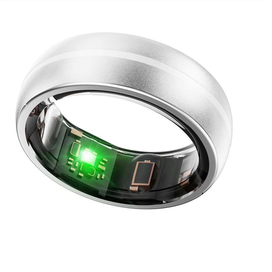 MYnextRING Smart Ring argent mat, Taille 9
