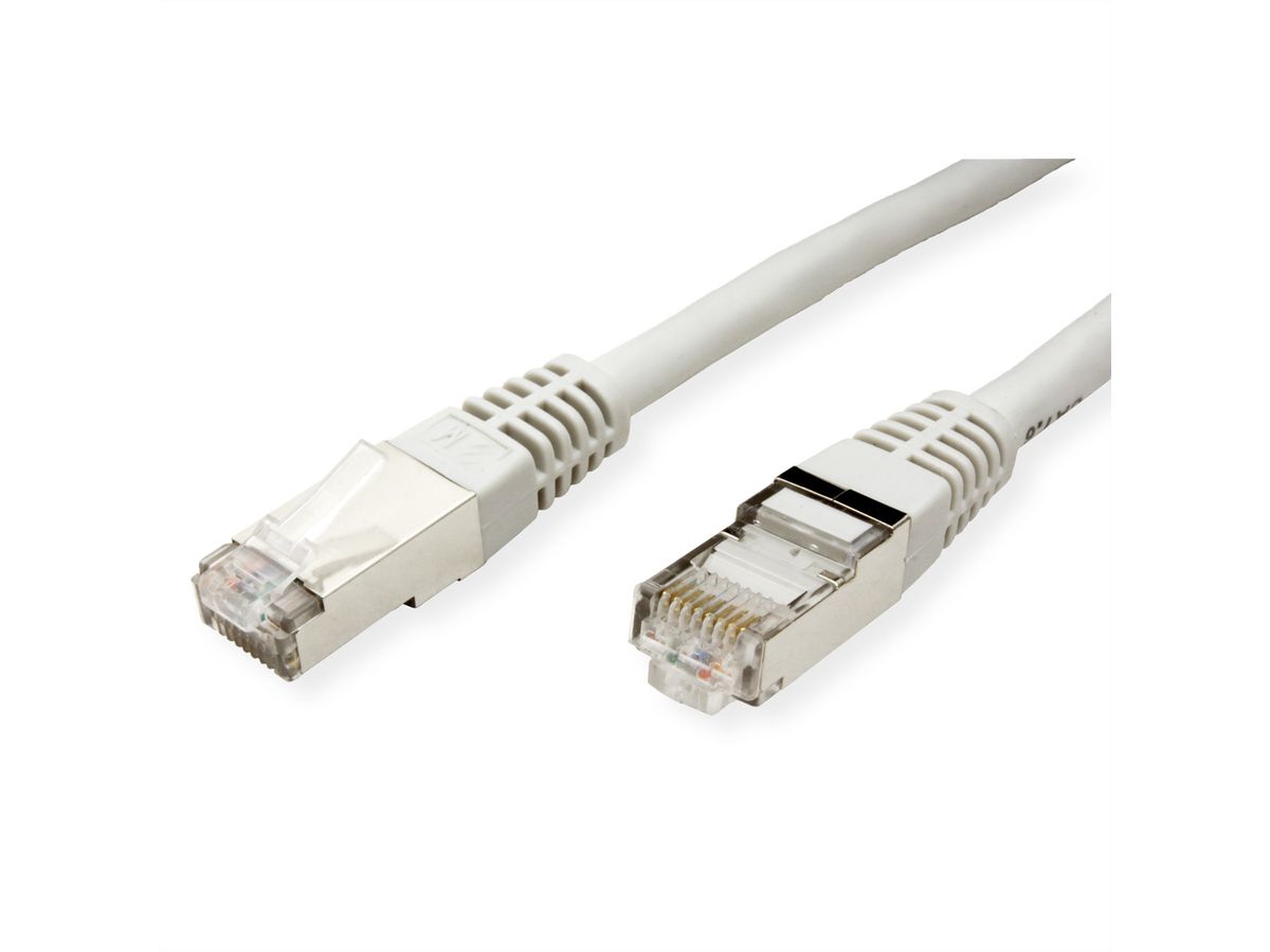 VALUE Patchkabel Kat.6 (Class E) S/FTP (PiMF), grau, 1,5 m