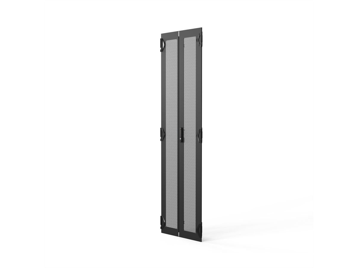 SCHROFF Porte double 2200H 600L perforée