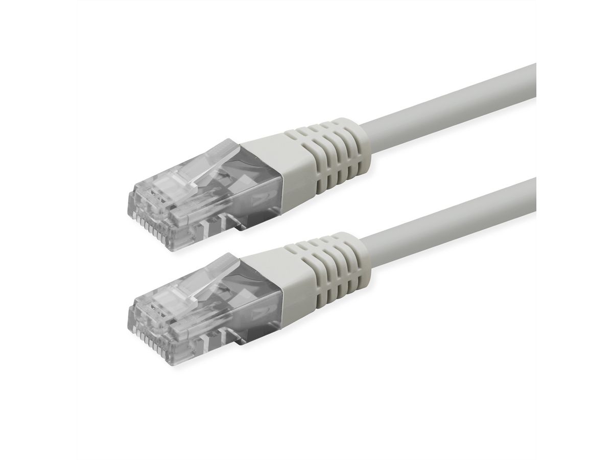 ROLINE Cordon Cat.6 (Classe E), UTP, PoE, blanc, 5 m