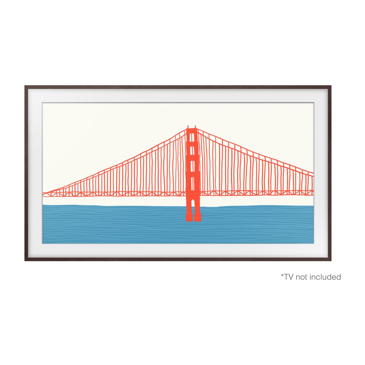 Samsung The Frame Wechselrahmen braun, 55" 2026