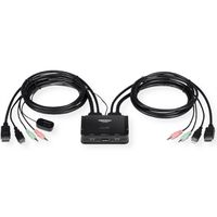 TRENDnet TK-220DPi KVM Switch, 2-Port 4K DisplayPort