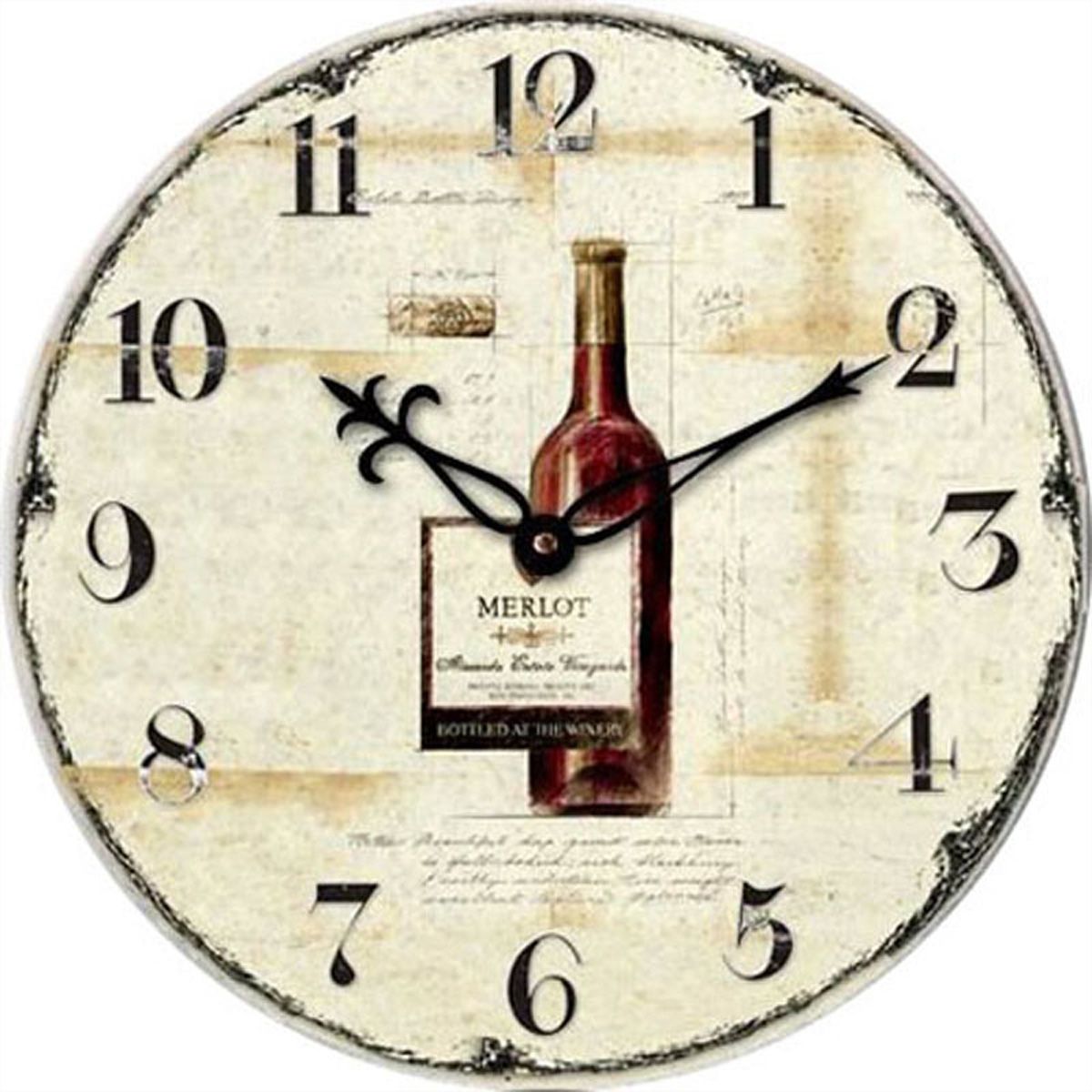 TechnoLine horloge murale WT1012 MERLOT