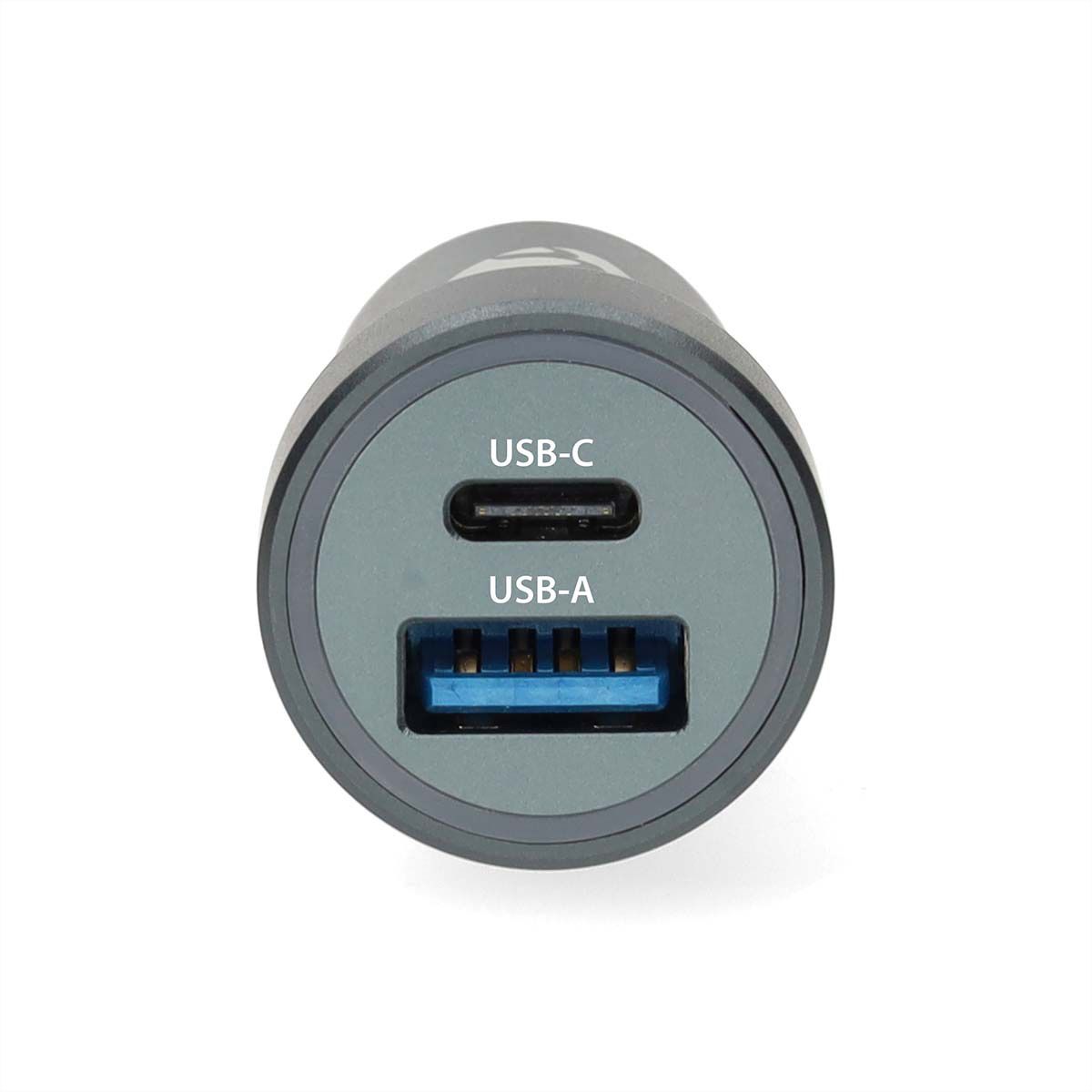 Nedis Auto-Ladegerät 48W, USB-C/USB-A, PD3.0, dunkelgrau
