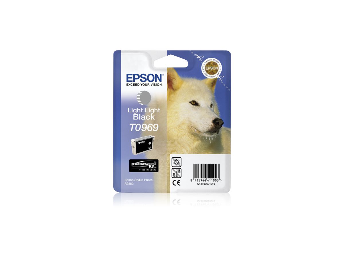 Epson Husky Cartouche "Loup" - Encre UltraChrome K3 VM Gris clair