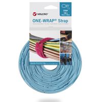 VELCRO® One Wrap® Strap 20mm x 150mm, 100 pièces, turquoise