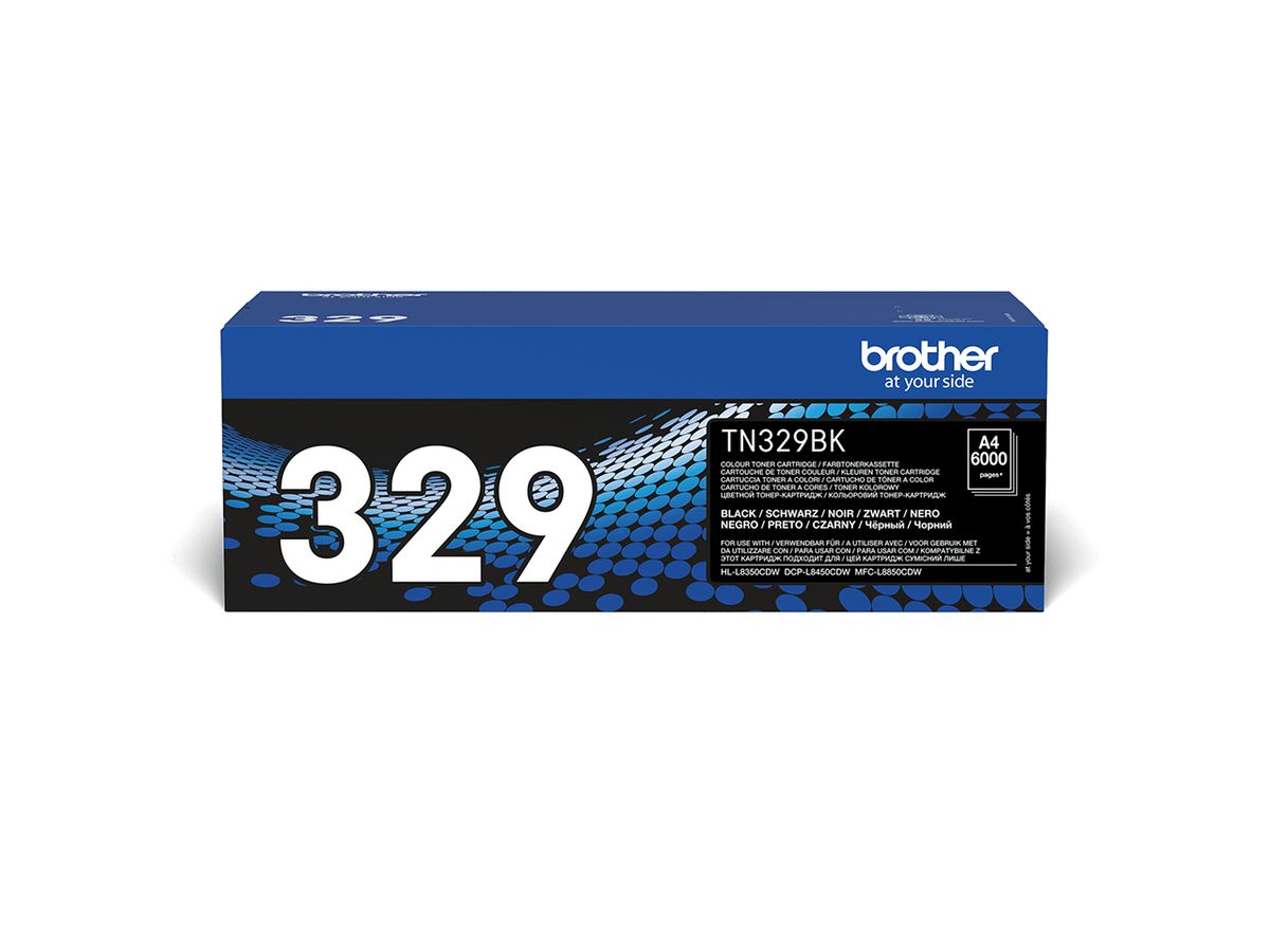 Brother TN-329BK - Cartouche de toner originale – Noir