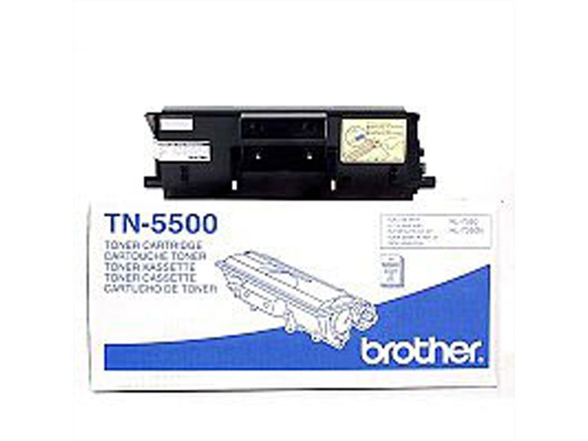 TN5500, BROTHER Tonercartridge, schwarz für ca. 12.000 Seiten