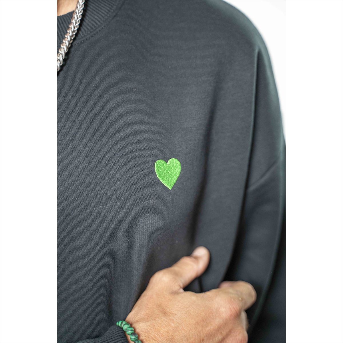 jan SEVEN dettwlyer Sweater Heart (Unisex), M