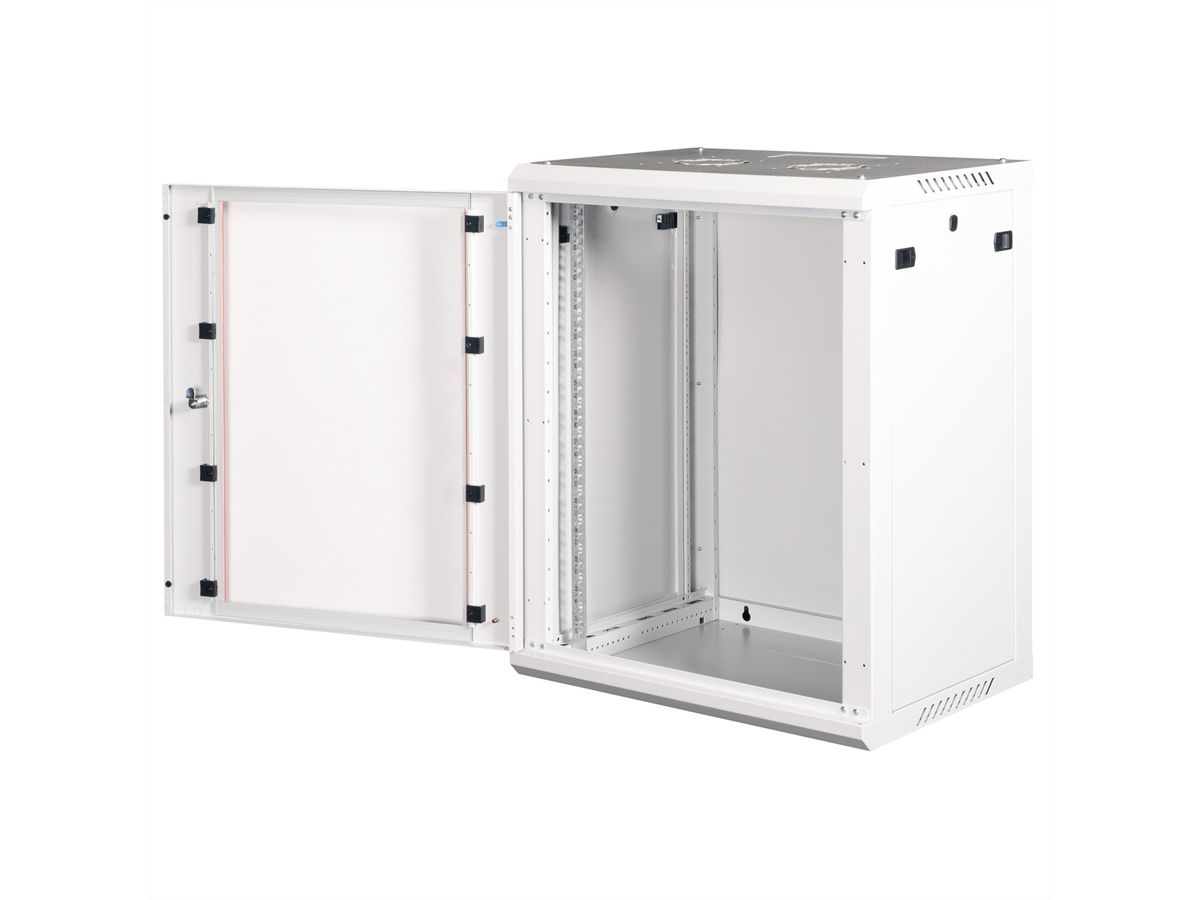 ROLINE 19" Boîtier mural Basic Plus 15U, 600x450 LxP gris