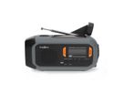 Nedis Notfallradio DAB FM mit Handkurbel Solarpanel und Powerbank, Tragbares Notfallradio fuer Notfaelle, Camping und Outdoor Anwendungen