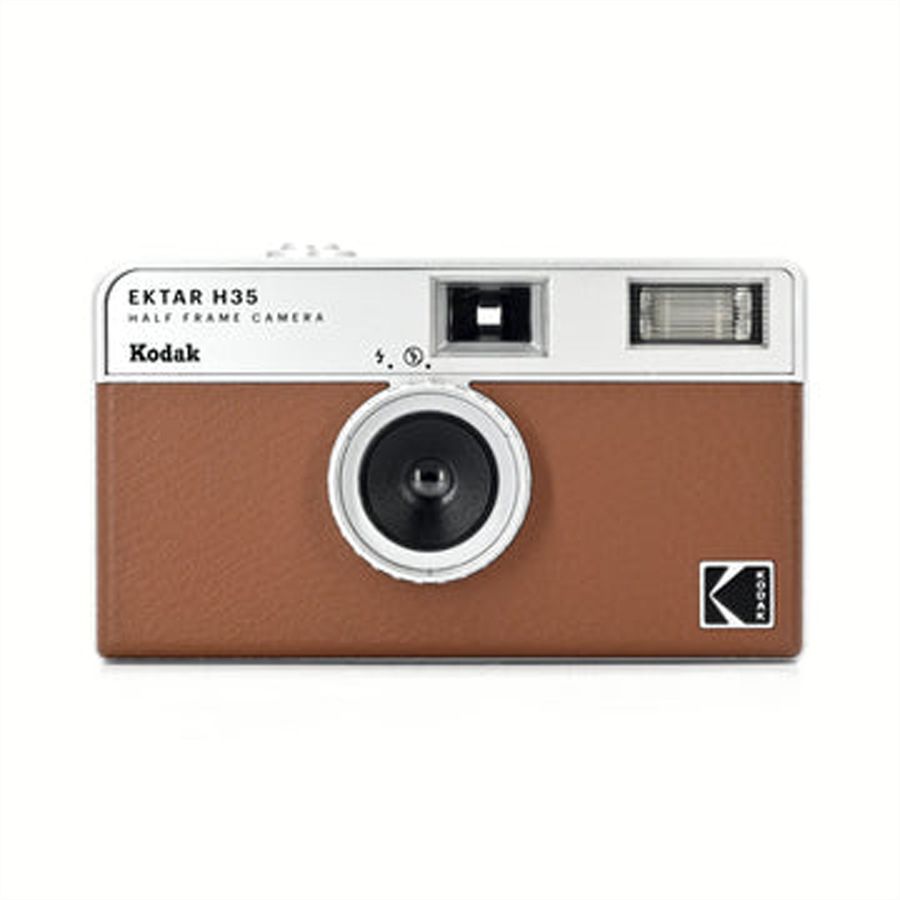 Kodak Ektar H35 Analog Kamera braun, 35mm Film, 22mm, F9.5, Blitz