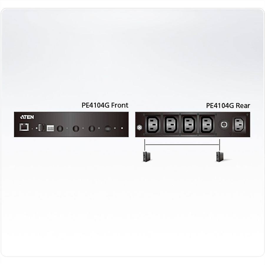 ATEN PE4104G Boîtier de contrôle IP à 4 prises