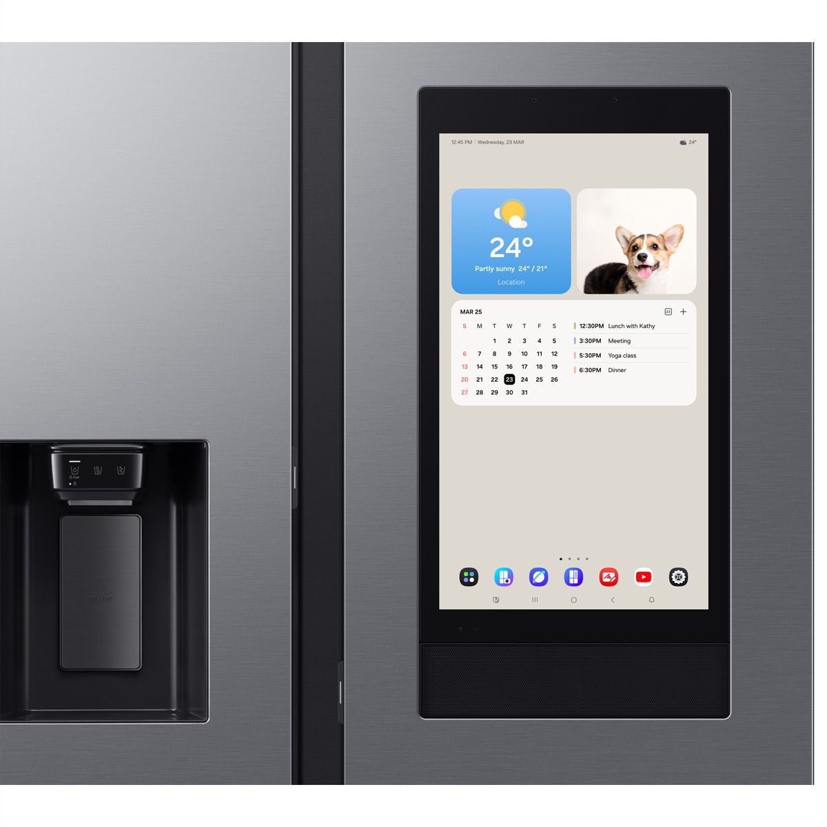 Samsung Food Center RS5000 FC, 614L, E-Grade, Wi-Fi, Edelstahl-Optik