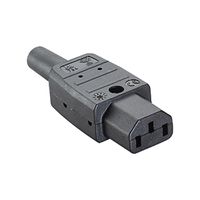 BACHMANN Coupleur IEC320 C13 10A/250VAC, noir